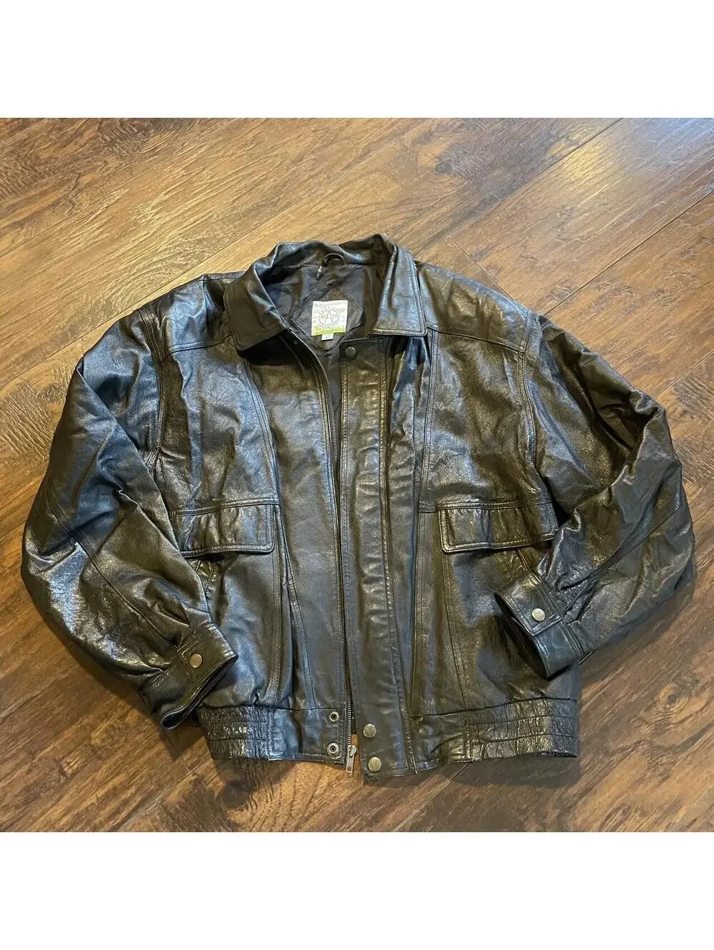 American Weekend Black and Brown Jacket Size Medium